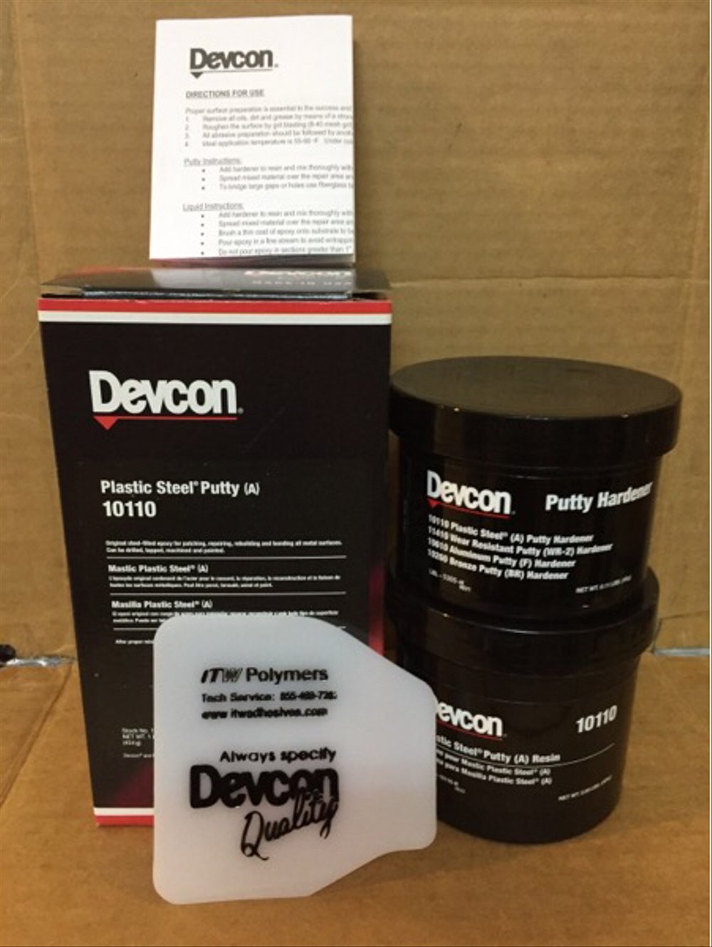 DEVCON PLASTIC STEEL PUTTY (A) 可塑钢修补剂（A）