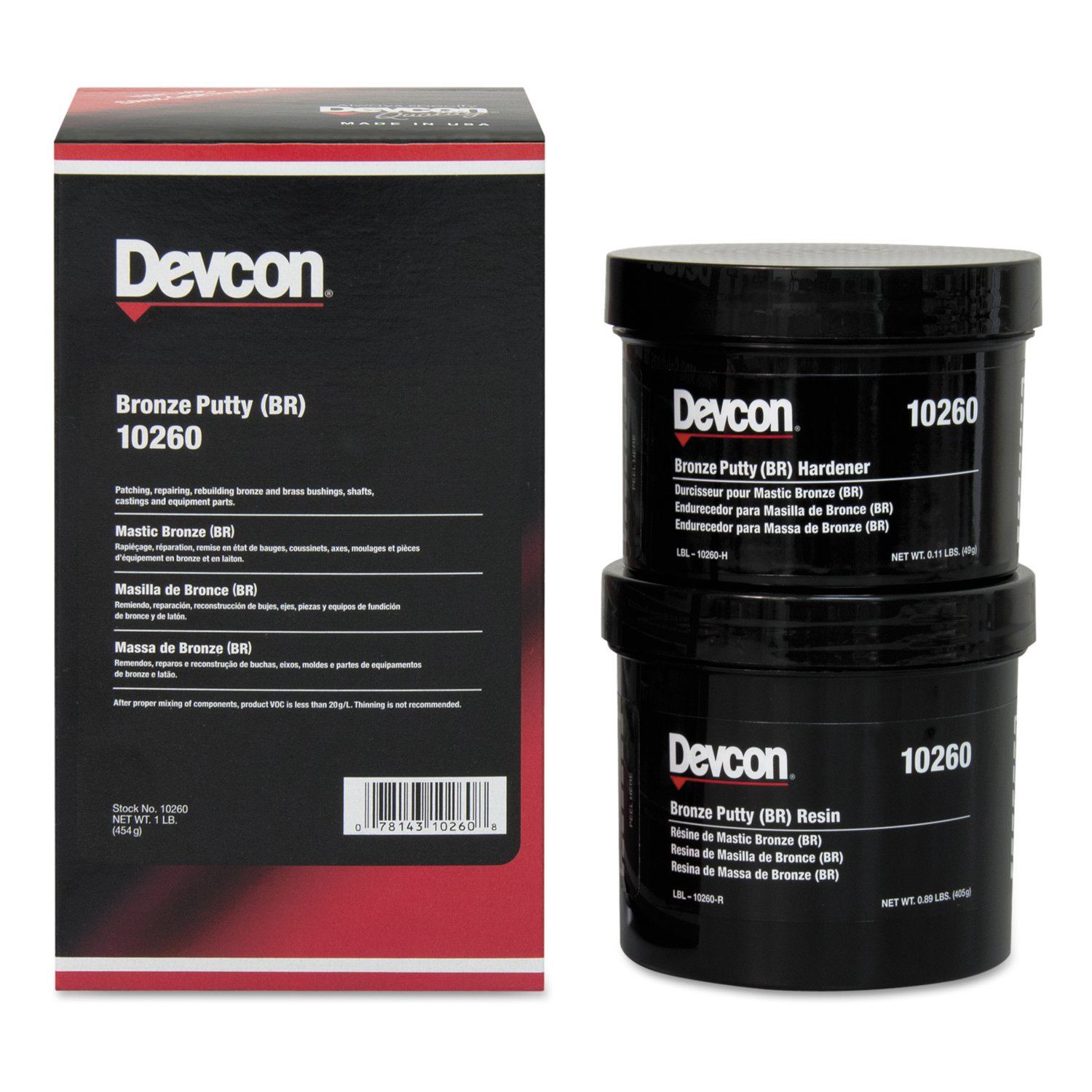 Devcon Bronze Putty (BR)铜修补剂-devcon 10260