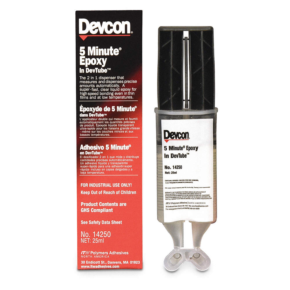 Devcon 5 Minute Epoxy 5分钟环氧结构胶(25ml, Devcon 14250)