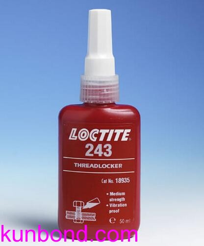 Impa 812845，Loctite Engineering Adhesives，Threadlocker，乐泰No.243螺纹胶，250ml
