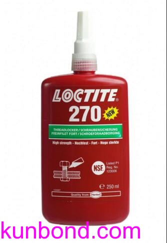 Impa 812764，Loctite Engineering Adhesives，Threadlocker，乐泰No.270螺纹胶，250ml