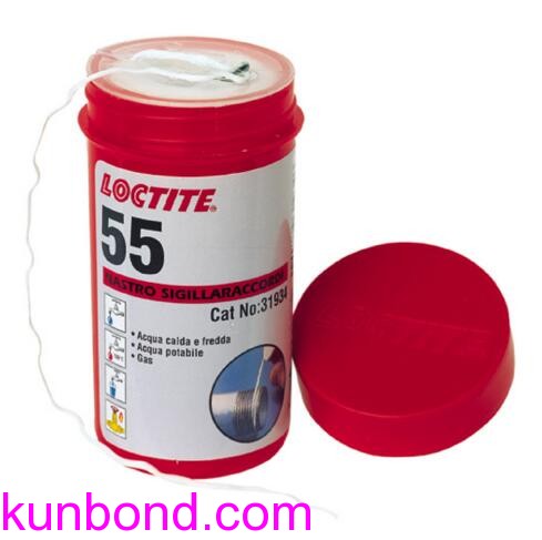 IMPA 812848，Loctite Engineering Adhesives，Thread Sealant，乐泰No.55密封胶，50m