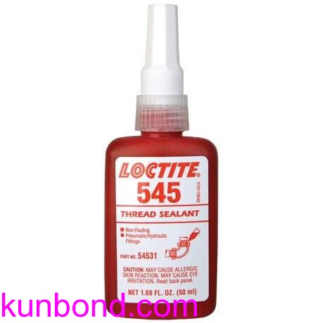 IMPA 812821，Loctite Engineering Adhesives，Thread Sealant，乐泰No.545密封胶，50ml  