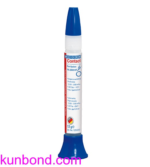 IMPA 815249，WEICON Contact Cyanoacrylate Adhesives，VA 2500 HT高温瞬干胶，12g  