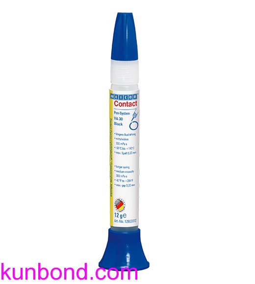 IMPA 815253，WEICON Contact Cyanoacrylate Adhesives，VA 30 Black瞬干胶，12g  
