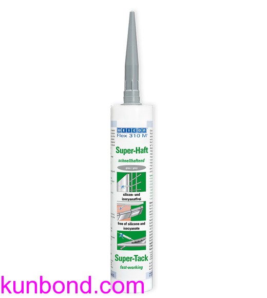 IMPA 815276，WEICON Adhesive and Sealant，Flex 310M Super-Tack弹性密封胶，Grey，290ml  
